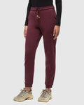 Tentree Fleece Bamone Sweatpant - Deep Burgundy