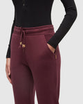 Tentree Fleece Bamone Sweatpant - Deep Burgundy