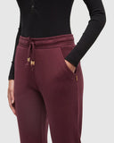 Tentree Fleece Bamone Sweatpant - Deep Burgundy