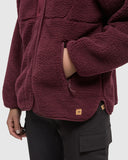 Tentree Kincaid Full Snap - Deep Burgundy
