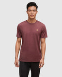 Tentree Men's Baker T-shirt - Deep Burgundy Heather