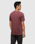 Tentree Men's Baker T-shirt - Deep Burgundy Heather