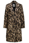 Garcia Printed Coat - Brown