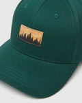 Tentree Juniper Cork Patch Elevation Hat - Forest Pine/Cork Patch