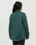 Tentree Dunes Shacket - Forest Pine Heather