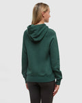 Tentree Women's Elm Zip Hoodie - Forest Pine