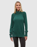 Tentree Spokane Sweater - Forest Pine Heather