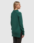 Tentree Spokane Sweater - Forest Pine Heather