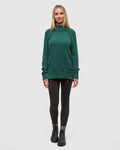 Tentree Spokane Sweater - Forest Pine Heather