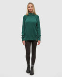 Tentree Spokane Sweater - Forest Pine Heather