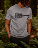 TenTree Summer Guitar T-Shirt - Grey Heather/Meteorite