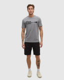 TenTree Summer Guitar T-Shirt - Grey Heather/Meteorite