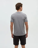 TenTree Summer Guitar T-Shirt - Grey Heather/Meteorite