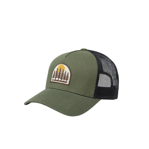 Tentree Crest Altitude Hat - Deep Olive/Warm Oak