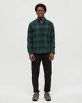 Tentree Forest Flannel Shirt - Forest Pine/Storm Plaid