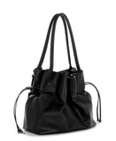 GUESS Karima Drawstring Tote- Black