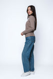ORB Emme Relaxed Turtleneck- Latte