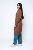 ORB Lynne Chunky Maxi Cardi- Fallen Leaves