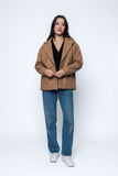 ORB Samantha Top Coat- Camel