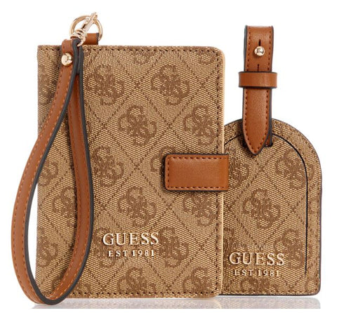 Guess Orlina Luggage Tag & Passport Case