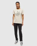 Tentree Automn Flora T-Shirt - Warm Oak/Meteorite Black
