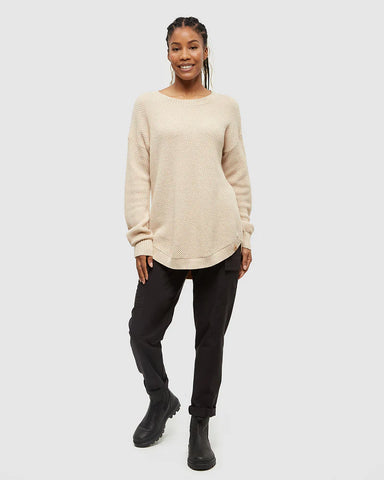Tentree Broughton Sweater - Warm Oak Heather