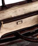 GUESS Blake Large Satchel- Brown