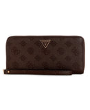 GUESS Blake Large Zip Around Wallet- Brown