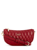 Guess Valla Mini Top Zip Shoulder Bag - Red