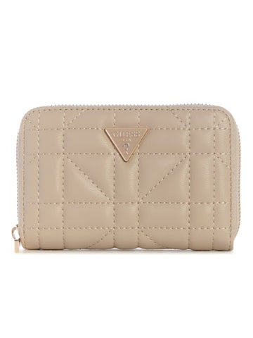 Guess Edita SLG Medium Zip Around - Light Taupe