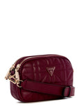 Guess Edita Mini Camera Bag - Burgundy