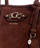 GUESS Samantha Girlfriend Satchel- Brown