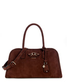 GUESS Samantha Girlfriend Satchel- Brown