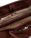 GUESS Samantha Girlfriend Satchel- Brown
