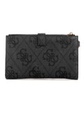 Guess Laurel II SLG DBL Zip Organizer - Coal Logo