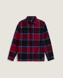 Vans Kids Larkspur Plaid Flannel - Bordeaux Black
