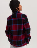 Vans Kids Larkspur Plaid Flannel - Bordeaux Black