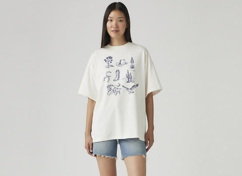 Levi's Women's Short Stack Tee - Western Icon