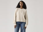 Levi's Lassen Henley Sweater - Oatmeal Heather