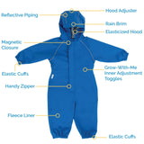 Jan & Jul Cozy-Dry Rain Play Suit - Yellow