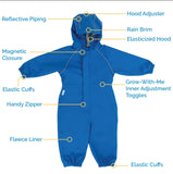 Jan & Jul Cozy-Dry Rain Play Suit - Prairie Flowers