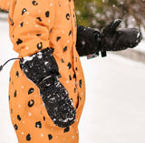 Jan & Jul Kids Waterproof Mittens | Black