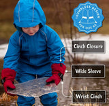 Jan & Jul Kids Waterproof Mittens | Black