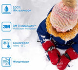 Jan & Jul Kids Waterproof Mittens | Black