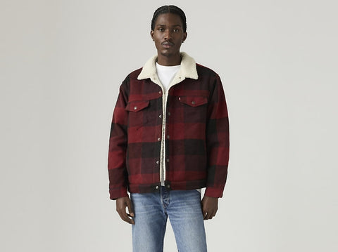 Levi's Relaxed Fit Plaid - Laredo Plaid Decade Chocolate