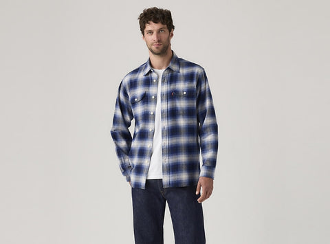 Levi's Classic Worker - Jericho Plaid Blue Depths