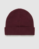 Tentree Wool Kurt Beanie - Deep Burgundy