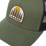 Tentree Crest Altitude Hat - Deep Olive/Warm Oak