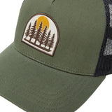 Tentree Crest Altitude Hat - Deep Olive/Warm Oak
