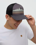 TenTree Retro Treeline Altitude Hat - Graphite/Light Moss